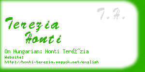 terezia honti business card